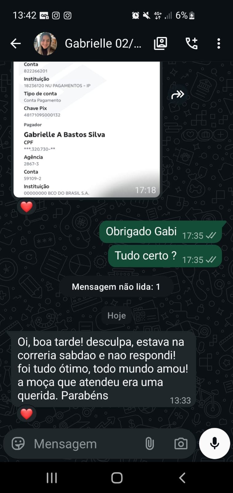 Depoimento Gabrielle