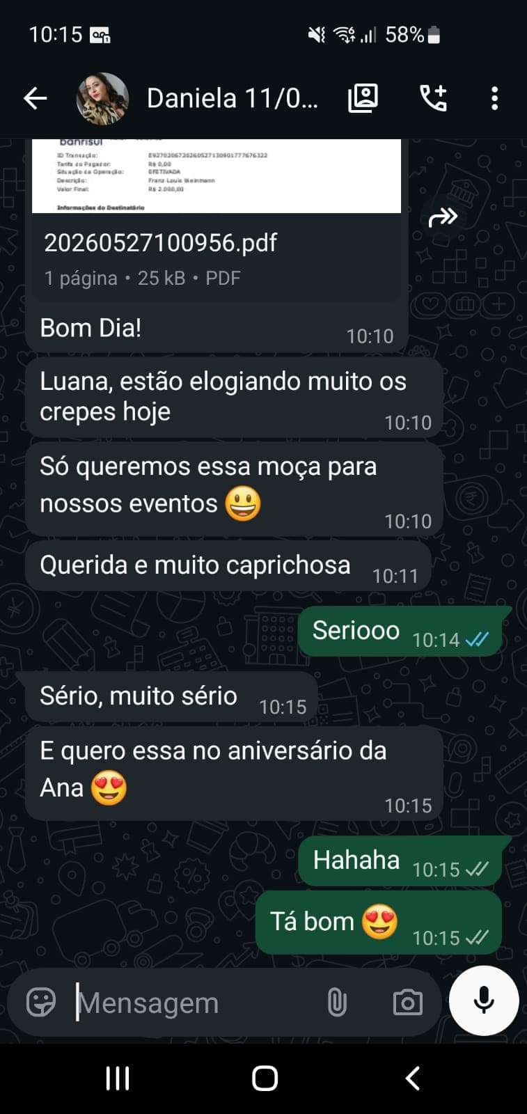 Depoimento Daniela